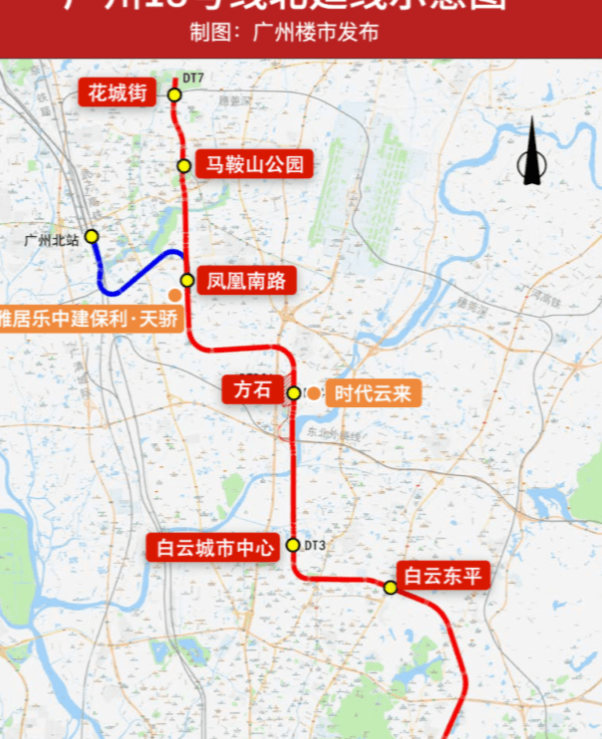 广州地铁线路图详解，地铁22号线路全解析